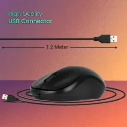ZEBRONICS mouse Wired Ambidextrous Optical Mouse image 4