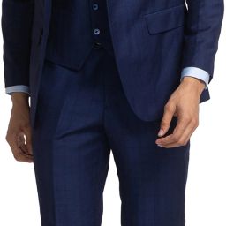 Men 3 PC Suit Checkered Suit-image-104