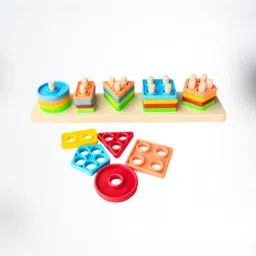Geometric Shape Sorter Puzzle Toy Shape Matching Blocks Color LC03.905 Geo-picture-9