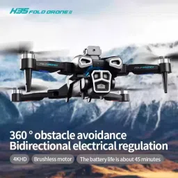clubics H35 MAX FOLD DRONE 4K Ultra HD Dual Camera, WiFi Drone with Obstacle Avoidance Drone image 2