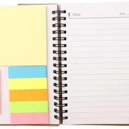 Memo Note Pad in Diary Style with Sticky Notes A5 Notebook Single 70 Pages-image-14