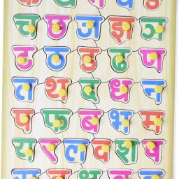 Hindi Alphabet / Vyanjan Educational Learning Wooden Puzzle Toy For Kids-12