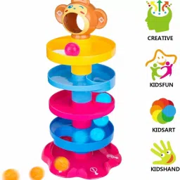 fortay 5 Layer Plastic Stack, Drop and Go Ball Drop image 4