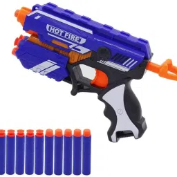 Hot Fire Toy Blaster Gun with 10 Foam Darts Guns & Darts-35
