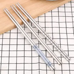 Eating, Training, Cooking, Chewing, Decorative Stainless Steel Chinese, Korean, Japanese, Vietnamese Chopstick-18