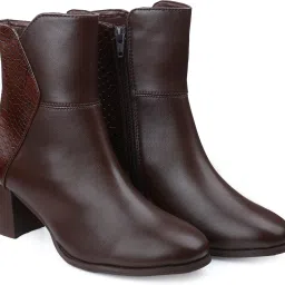 Classic Vegan Crocodile Textured Chic Fashioned Zipper Ankle Boots for Women Slip On For Women-image-47