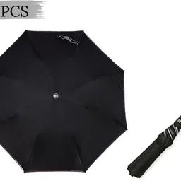 amaco Black Umbrella 2 fold Auto Open Polyester Umbrella UYH 24 Umbrella-picture-15