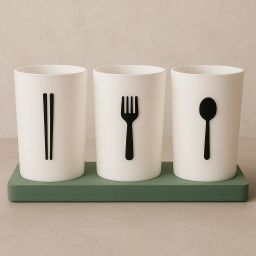 Empty Cutlery Holder Case-3