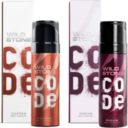 CODE Copper & Iridium (120 ml each) Body Spray-For Men-image-14