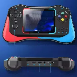 Like Star Q12 500 in 1 Retro Mini Portable Game Box 3.5 Big Display Game Player Sup Game 8 GB with Super Mario, F1 Race, Super Contra, Adventure Island, Pac Man, Bomber Man, Tetris etc... image 5
