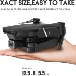 rectitude Foldable-Toy-Drone-with-HQ-WiFi-Camera-Remote-Control-for-Kids-Quadcopter Drone image 5