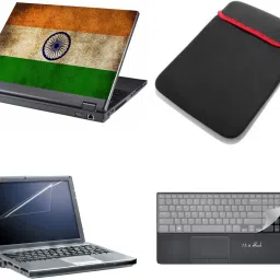 Lonaar 4IN1 Vinyl Decal Laptop Skin Combo With Screen Guard, Key Guard & Case 1156 Combo Set-image-63