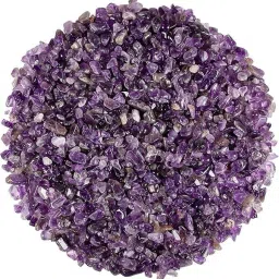 Amethyst Crystal Chips (100gm) Natural Gemstone for Home Decor Regular Asymmetrical Crystal Pebbles-picture-19