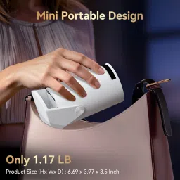 FlexArmor Portable 4K Projector, 5G WiFi BT, Android 11, YouTube Netflix, USB HDMI 2500 lm LED Corded Mobiles Portable Projector image 3