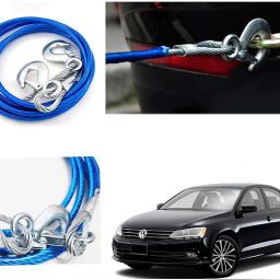 Auto Car Cable Towing Rope for Volkswagen Jetta Type 2 with 7 Ton - 12mm x 4mtr 4 m Towing Cable-image-2