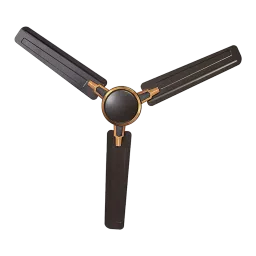 USHA Racer Chrome 1 Star 1200mm 3 Blade Copper Motor Ceiling Fan (High Lift Angle of Blade, Smoke Brown)-picture-6