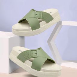 Women Lightweight Comfort Summer Trendy Premium Stylish Party Casual Extra Soft Wedges Sandal-image-63