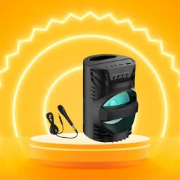 GUGGU DJ Box Speaker with FM Radio, Mic & USB Pen Drive 5W Bluetooth SpeakerXV506 5 W Bluetooth Party Speaker-10