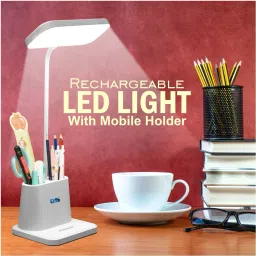 Rechargeable Smart Study Table Lamp with 3 lights modes, Eye protection,Type -C Study Lamp-image-25