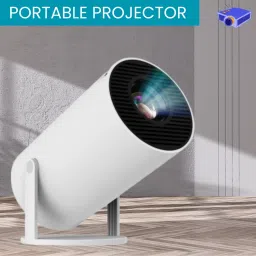 Clairbell Mini HD Projector for Home 4KSupport With Built-in App Netflix/Prime/YouTubeC85 (4500 lm / 1 Speaker / Wireless / Remote Controller) Portable Projector-image-86