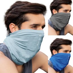 Unisex Anti Microbial Super Soft & Comfort Fit, Breathable Multipurpose Headband, Face Mask for Dust Protection Men Solid Bandana-image-97