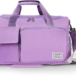 27 L Gym Duffel Bag - Nylon 27 L Gym Duffle Bag For Men & Women(Dark Purple, 50 x 20 x 28 cm) - Purple-image-66