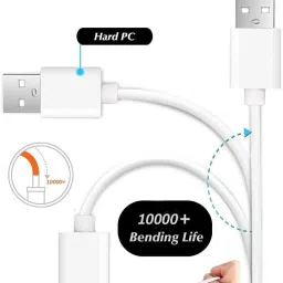Hespa Micro USB Cable 5 A 1 m Fast Charging Micro USB Data Cable for Android V8 Mobiles image 3