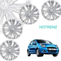 CAR WHEEL CAP/ WHEEL COVER ELEGANT "SILVER" 13 INCH Wheel Cover For Maruti A-Star, i10, Accent, Esteem, Eeco, Zen Estilo, S-Presso Lxi, Alto K10, Indica-image-77