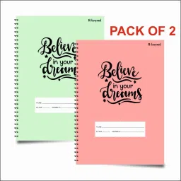 Spiral A4 Notebook unruled/plain, Notebook for Students 400 Pages-image-20