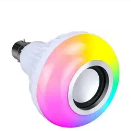 ROBOTECH Smart LED Music Light Bulb Remote Controller Bluetooth Music Bulb With 7W LED And 3W Speaker Music Bulb WIth Remote And User Manual Color Lamp Built-in Audio Speaker for Home, Bedroom, Living Room, Party Decoration Smart Bulb-image-3