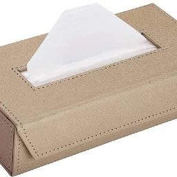 Tissue Holder Box PU Leather For Office Home Car Vehicle Tissue Dispenser-23