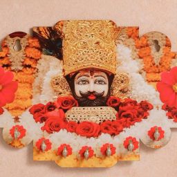 Shree Katu Shyam Baba Wall Key holder Wood Key Holder-image-28
