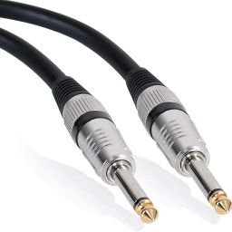 Premium Guitar Cable 6.35mm (1/4 inch) Male to Male Mono Plug Guitar (5 Meter) For Mixer, Amplifeir, Speker, Guitar.-picture-13