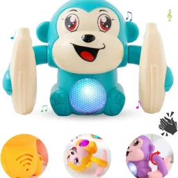 Dancing Monkey Toys for Kid with Flashing Light & Dynamic Sound-19
