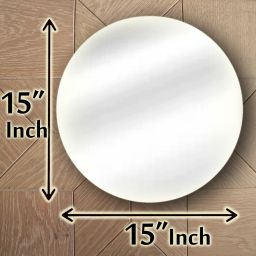 15" Inch ROUND Shape Mirror, 3.5mm thick Bathroom Mirror-image-50