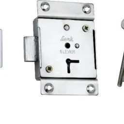 Cupboard Lock and Drawer Lock Chrome Polished 85mm Cylinder 802 Rev-A-Lock Cabinet Security System-image-20