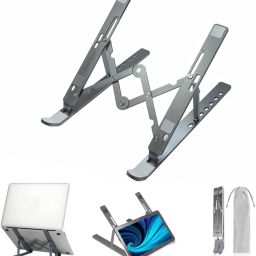 Laurant Laptop Stand Holder Tablet Stand, Adjustable Aluminum Fordable Portable Stand Laptop Stand Laptop Stand-picture-21