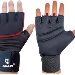 Weight Lifting Fitness Gym Gloves With Wrist Support ( 11Years To 25Years ) Fitness Accessory Kit Kit-21