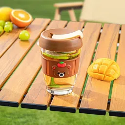 Cartoon Creative Fruit Juice Milk,Black Tea and Coffee Sipper Tumbler Mug-image-10