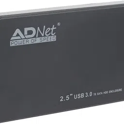 ADNet 2.5"(6.3cm) USB 3.0 HDD Enclosure Case Cover for SATA HDD 2.5 inch External Hard Disk Cover-1