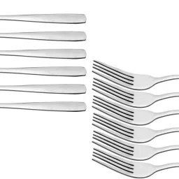 12 Dinner Fork, Disposable Stainless Steel Dinner Fork, Dessert Fork Set-13