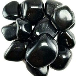Black Polish Marble Stone Regular Asymmetrical Marble Pebbles-3