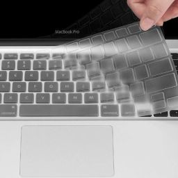 Tech-X Transparent Universal Silicone Keyboard Protector for All Laptop 15.6 inch Laptop Keyboard Skin image 2