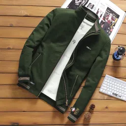 Men Solid Casual Jacket-image-57