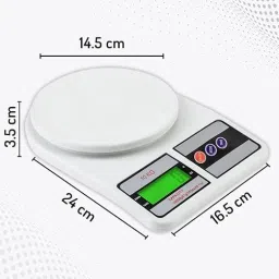 VAKRA SF-400 Digital Kitchen Weighing Scale With LCD Display & Tare Function (10 kg) Weighing Scale image 2