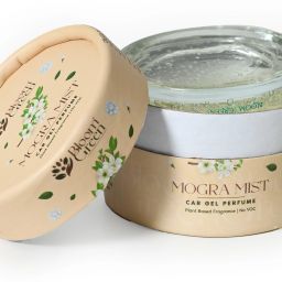Mogra Mist Car Gel Perfume, Vegan & Cruelty Free, Plant Based fragrance Car Freshener Spray-image-99