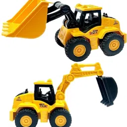 Unbreakable Excavator Bulldozer Construction Truck Toys for Boys-image-6