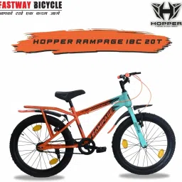 20T- RAMPAGE IBC, 2.40 TIRE/TUBE, V BRAKE WITH 85% ASSEMBLED FOR 5-8 YEARS KIDS 20 T (inch) Road Cycle-10