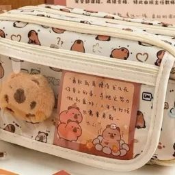 Pencil Case Large Capacity Pouch Pencil School Pouch stationary Bag Geometry Box-image-79