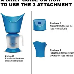 SHESH 3 In 1 Steam ,Nose ,Cough ,Nozzle Inhaler Vaporizer image 2